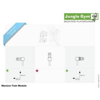 Ihrisko Jungle Mansion so šmykľavkou a modulom Train Module 10 Ihrisko Jungle Mansion so šmykľavkou a modulom Train Module 10