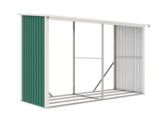 Prístrešok na drevo G21 WOH 682 – 302 x 119 cm, zelený 6 Prístrešok na drevo G21 WOH 682 – 302 x 119 cm, zelený 6