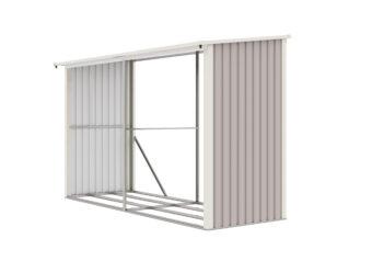 Prístrešok na drevo G21 WOH 682 – 302 x 119 cm, šedý 9