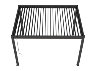 Bioklimatická pergola INTRO PLUS 4X3m, hliník, voľne stojaca 24
