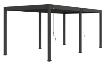Bioklimatická pergola INTRO PLUS 6X3m, hliník, voľne stojaca 24