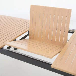 EXPERT WOOD antracit - rozkladací hliníkový stôl 220/280x100x75 cm