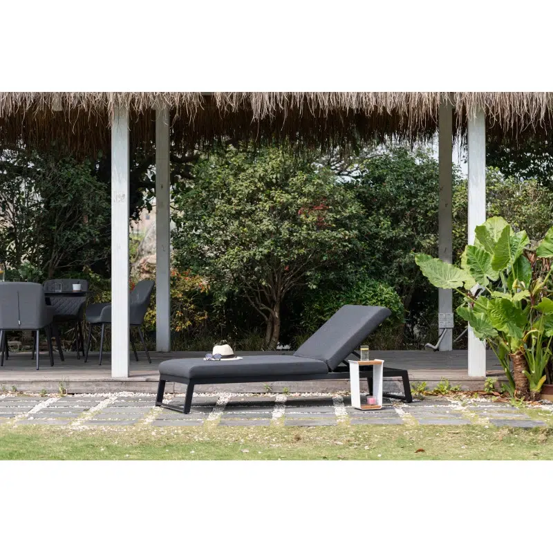 MELIA LIKA-TEX® antracit – luxusné záhradné ležadlo 6 MELIA LIKA-TEX® antracit – luxusné záhradné ležadlo 6