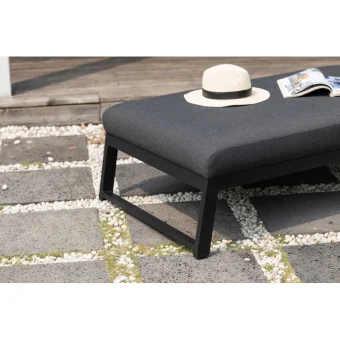 MELIA LIKA-TEX® antracit – luxusné záhradné ležadlo 27 MELIA LIKA-TEX® antracit – luxusné záhradné ležadlo 27