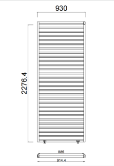 Panel zatienenia horizontálny 1m pre bioklimatickú pergolu 16 Panel zatienenia horizontálny 1m pre bioklimatickú pergolu 16