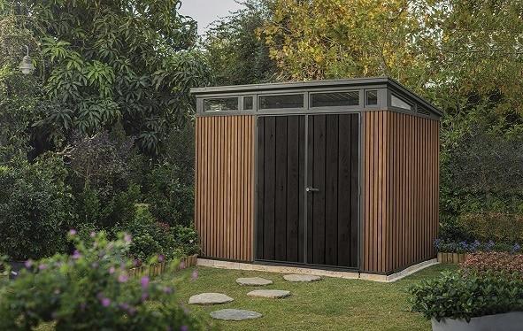 PENT záhradný domček 9×7, hnedý 279x216x226 7 PENT záhradný domček 9×7, hnedý 279x216x226 7