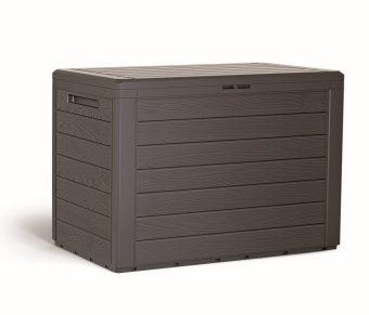 Záhradný box WOODEBOX hnedý 190L 3