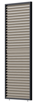 PANEL zatienenia WOOD, sklápacie lamely, horizontálny 1 m pre bioklimatickú pergolu 6