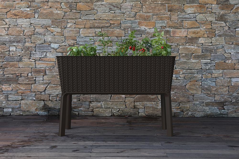 Kvetináč SPLENDOR 120 L – hnedá 2 Kvetináč SPLENDOR 120 L – hnedá 2