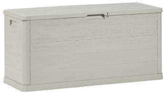 WOODYS záhradný plastový úložný box 280 L – svetlo šedá 2
