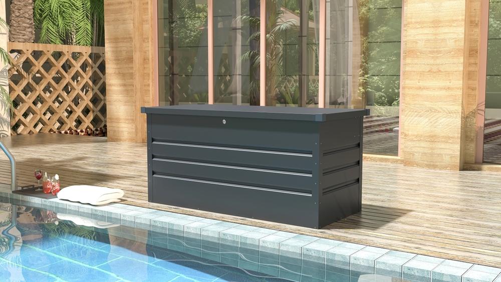 MAX A úložný box 295 l – tmavo šedá 2 MAX A úložný box 295 l – tmavo šedá 2