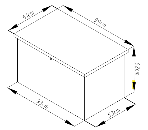 MAX A úložný box 295 l – tmavo šedá 5 MAX A úložný box 295 l – tmavo šedá 5