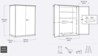 Skrinka SIGNATURE 1 400 L – ASHWOOD 9
