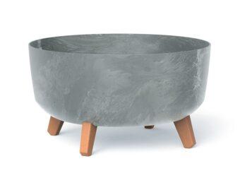 Kvetináč Prosperplast GRACIA LOW 38 cm beton effect 4 Kvetináč Prosperplast GRACIA LOW 38 cm beton effect 4