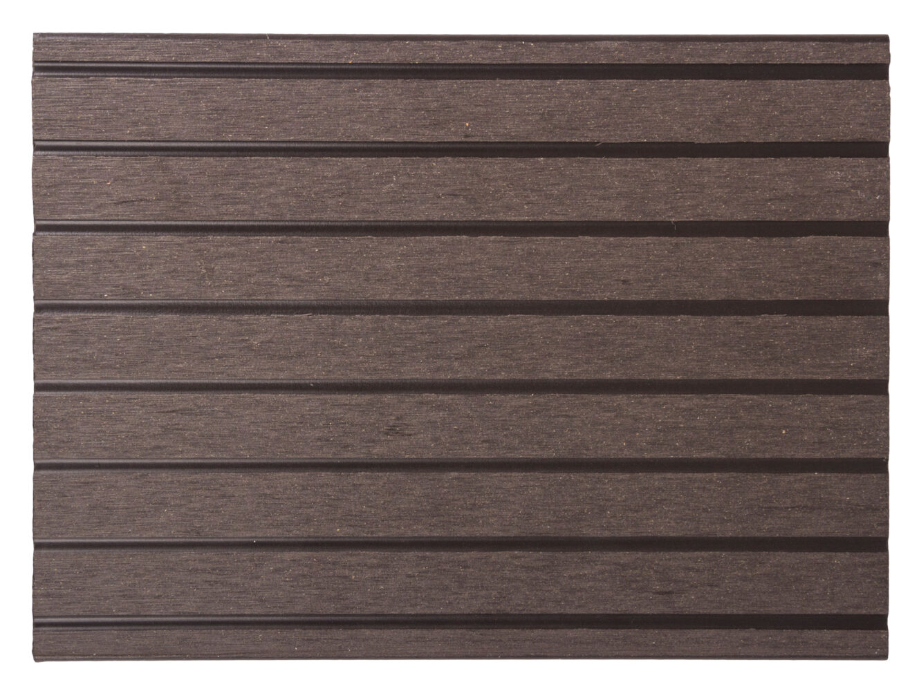 Terasová doska G21 2,5 x 14,8 x 400 cm, Dark Wood s okrúhlymi výrezmi, WPC 5 Terasová doska G21 2,5 x 14,8 x 400 cm, Dark Wood s okrúhlymi výrezmi, WPC 5