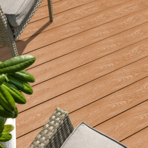 wpc terrace. wood plastic composite decking boards