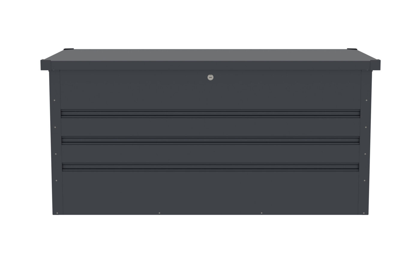 Záhradný box G21 Denver 400 L, antracitový plechový 2 Záhradný box G21 Denver 400 L, antracitový plechový 2