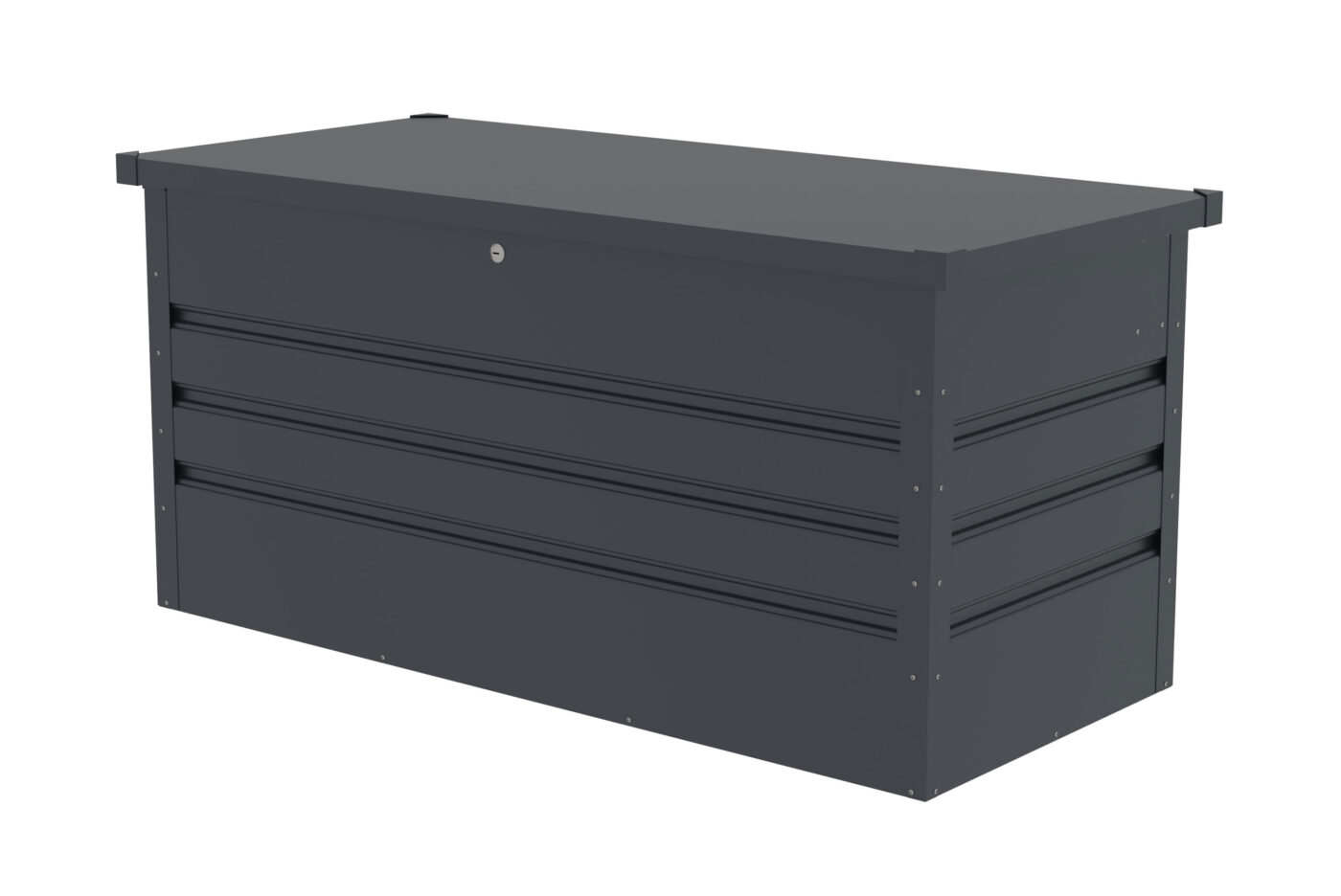 Záhradný box G21 Denver 400 L, antracitový plechový 3 Záhradný box G21 Denver 400 L, antracitový plechový 3