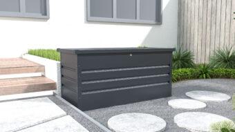 Záhradný box G21 Denver 400 L, antracitový plechový 10 Záhradný box G21 Denver 400 L, antracitový plechový 10