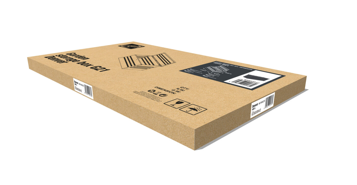 Záhradný box G21 Denver 400 L, antracitový plechový 6 Záhradný box G21 Denver 400 L, antracitový plechový 6