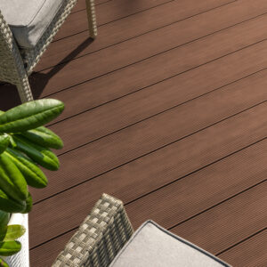 wpc terrace. wood plastic composite decking boards