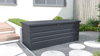 Záhradný box G21 Denver 560 L, antracitový plechový 10