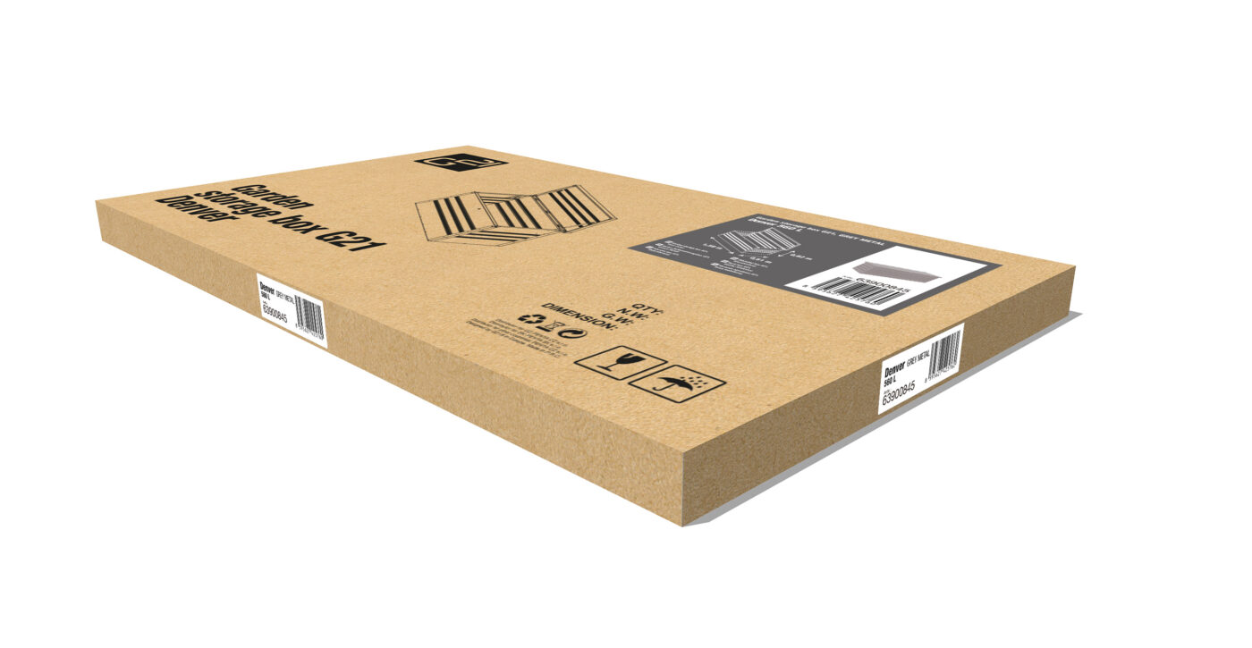 Záhradný box G21 Denver 560 L, šedý plechový 6 Záhradný box G21 Denver 560 L, šedý plechový 6