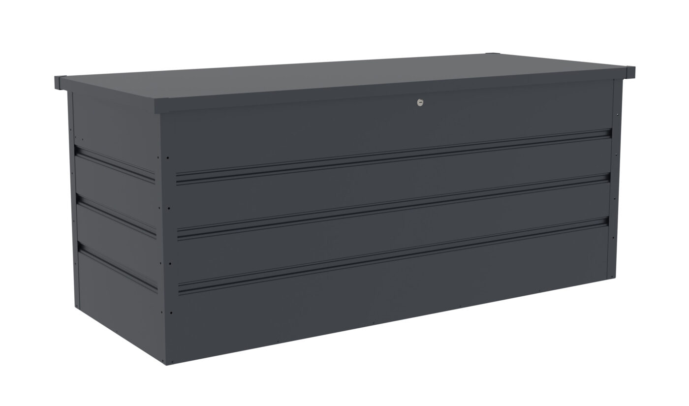 Záhradný box G21 Denver 770 L, antracitový plechový Záhradný box G21 Denver 770 L, antracitový plechový