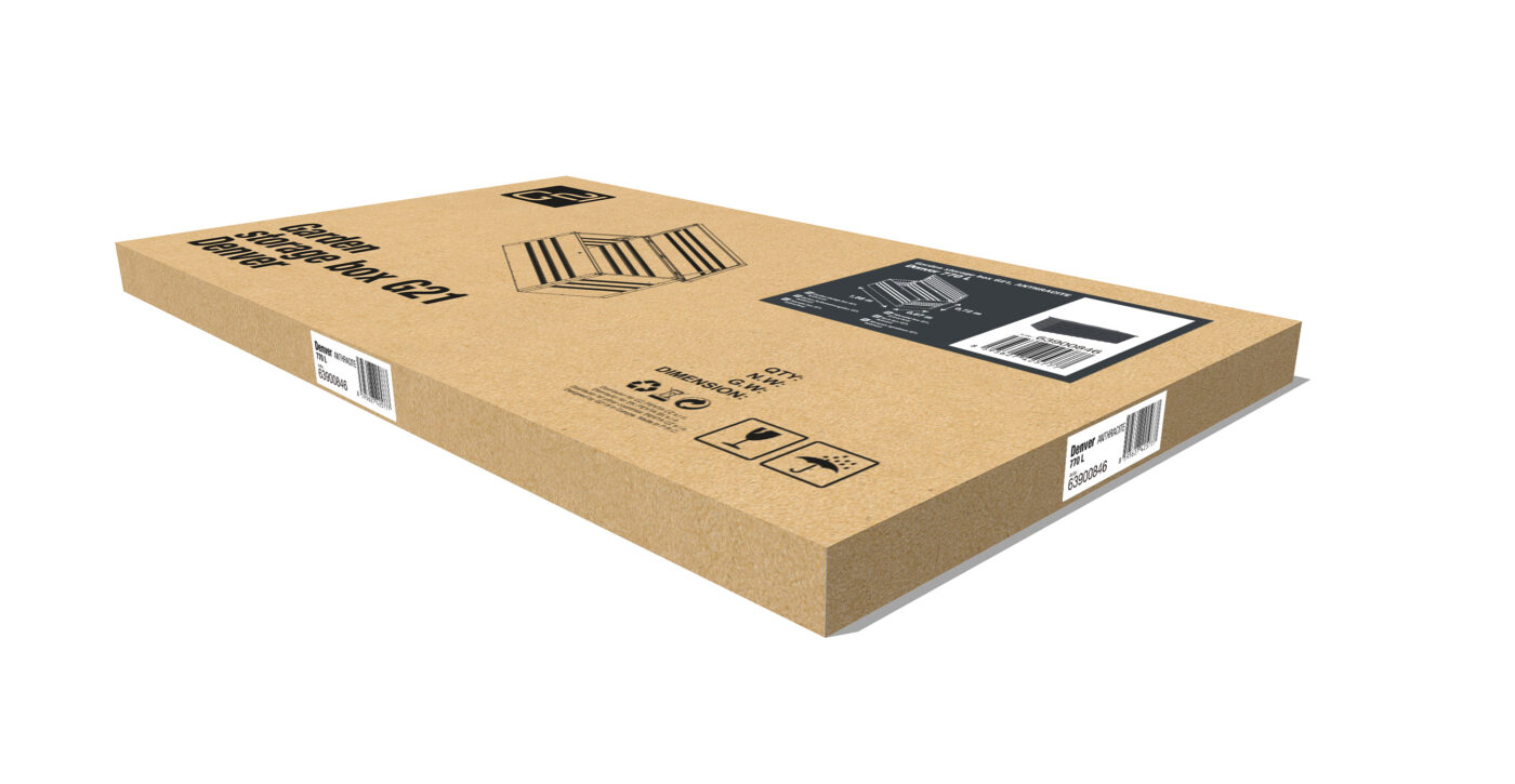 Záhradný box G21 Denver 770 L, antracitový plechový 6 Záhradný box G21 Denver 770 L, antracitový plechový 6