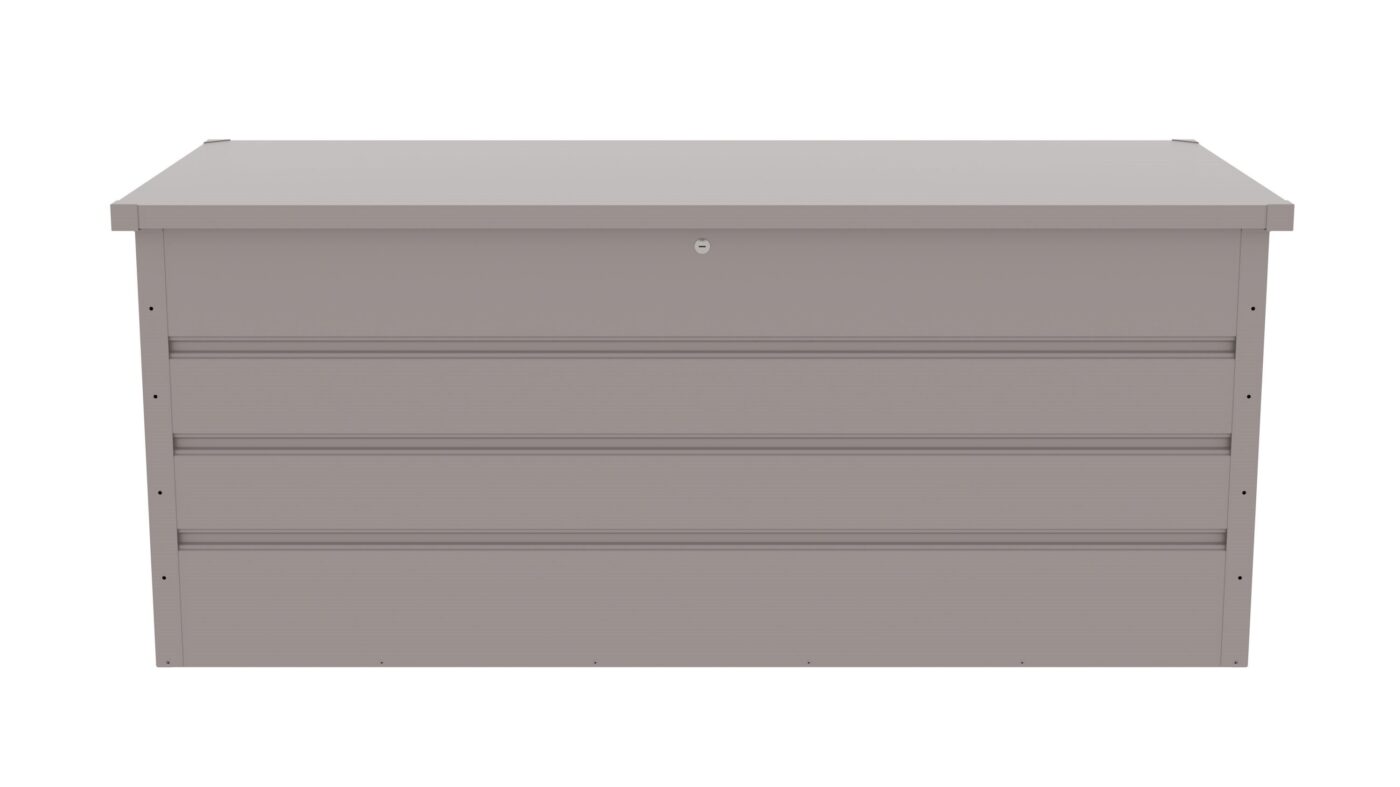 Záhradný box G21 Denver 770 L, šedý plechový 2