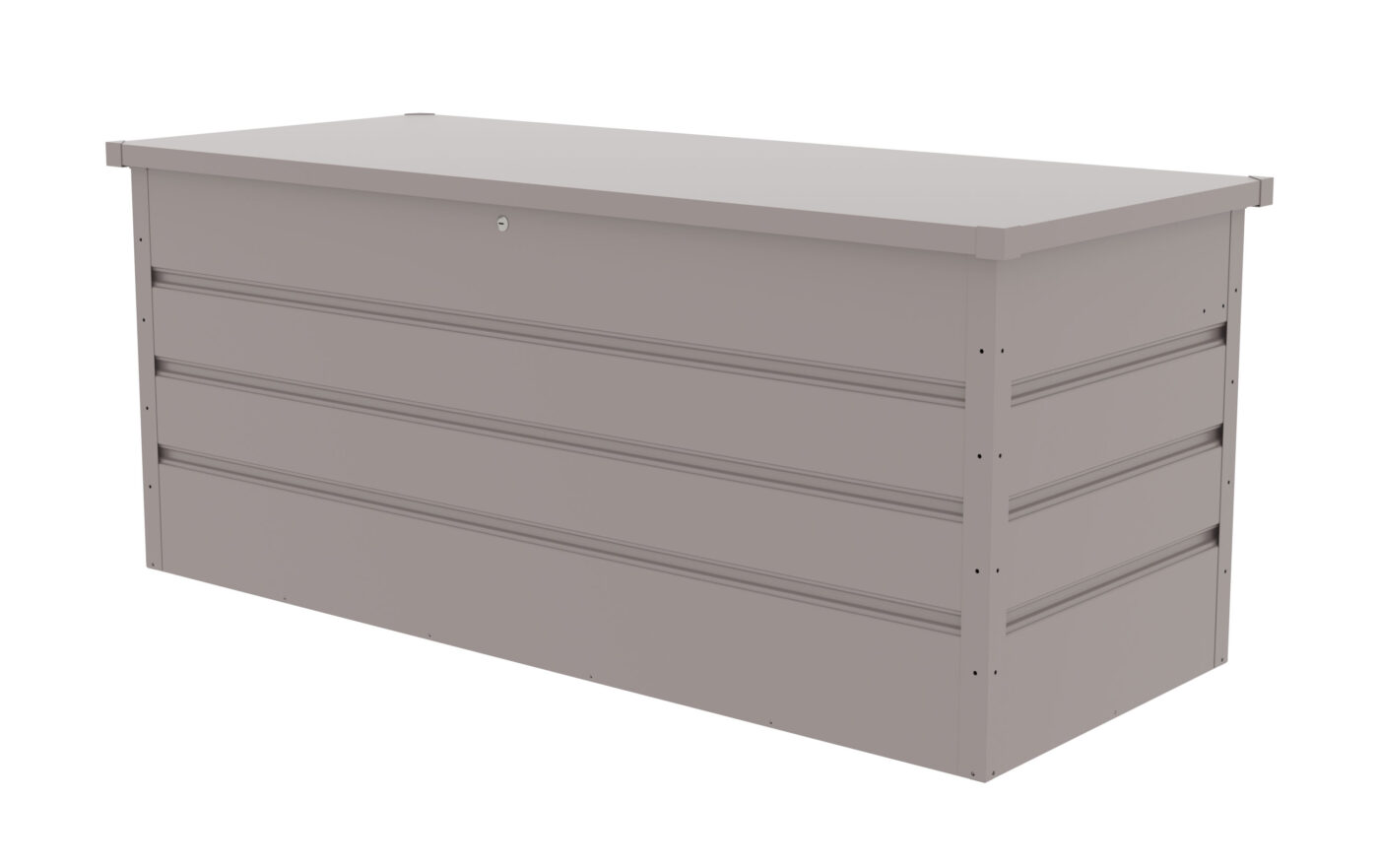 Záhradný box G21 Denver 770 L, šedý plechový 3