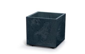 Kvetináč Prosperplast SIERRA SQUARE beton effect 38,5 cm antracit 6