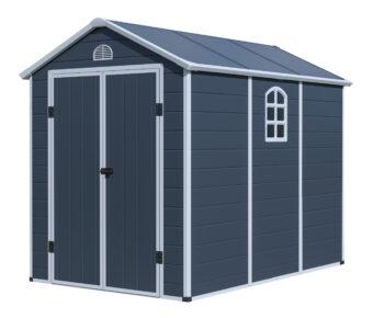 Záhradný domček G21 Boston 670 – 241 x 278 cm, plastový, šedý 10 Záhradný domček G21 Boston 670 – 241 x 278 cm, plastový, šedý 10
