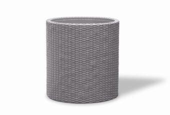 Kvetináč Keter Cylinder M Silver Grey 4