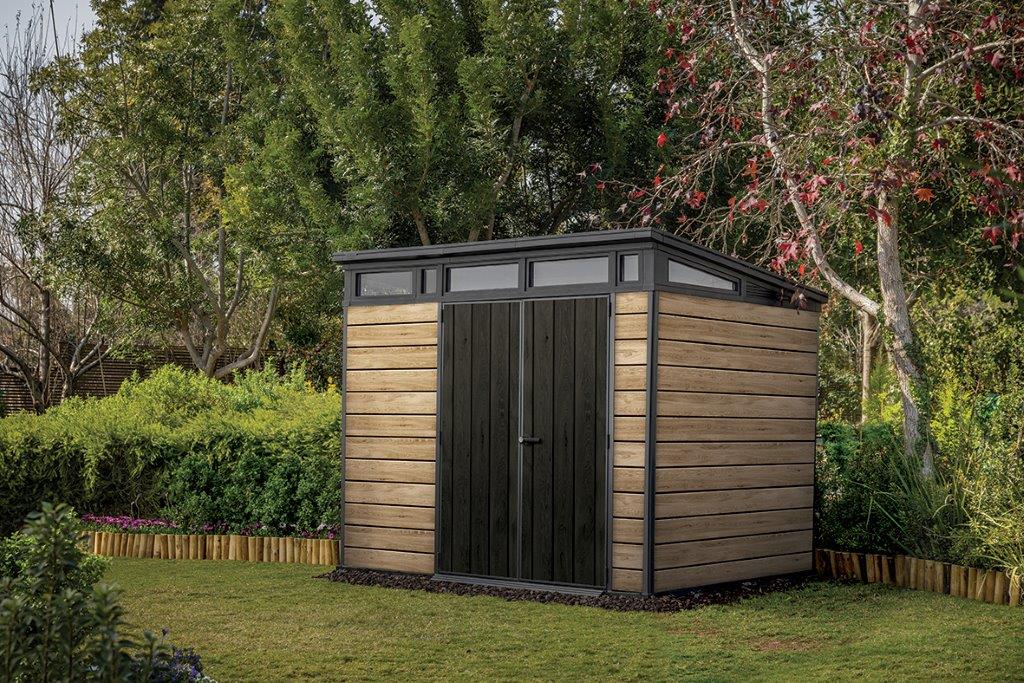 Záhradný domček Keter PENT Signature 9×7 Ashwood, s podlahou 6 Záhradný domček Keter PENT Signature 9×7 Ashwood, s podlahou 6