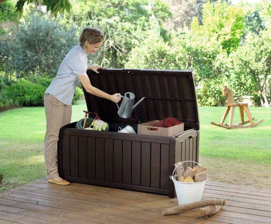 Záhradný box Keter Glenwood 390L hnedý 2 Záhradný box Keter Glenwood 390L hnedý 2