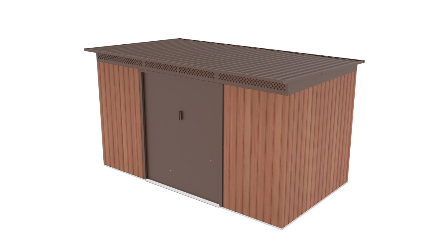 Záhradný domček G21 GRAH 700 – 340 x 206 cm, hnedý 4 Záhradný domček G21 GRAH 700 – 340 x 206 cm, hnedý 4