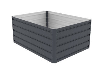 Vyvýšený záhon G21 Daisy 120 x 90 x 52 cm, plechový, antracitový 11 Vyvýšený záhon G21 Daisy 120 x 90 x 52 cm, plechový, antracitový 11