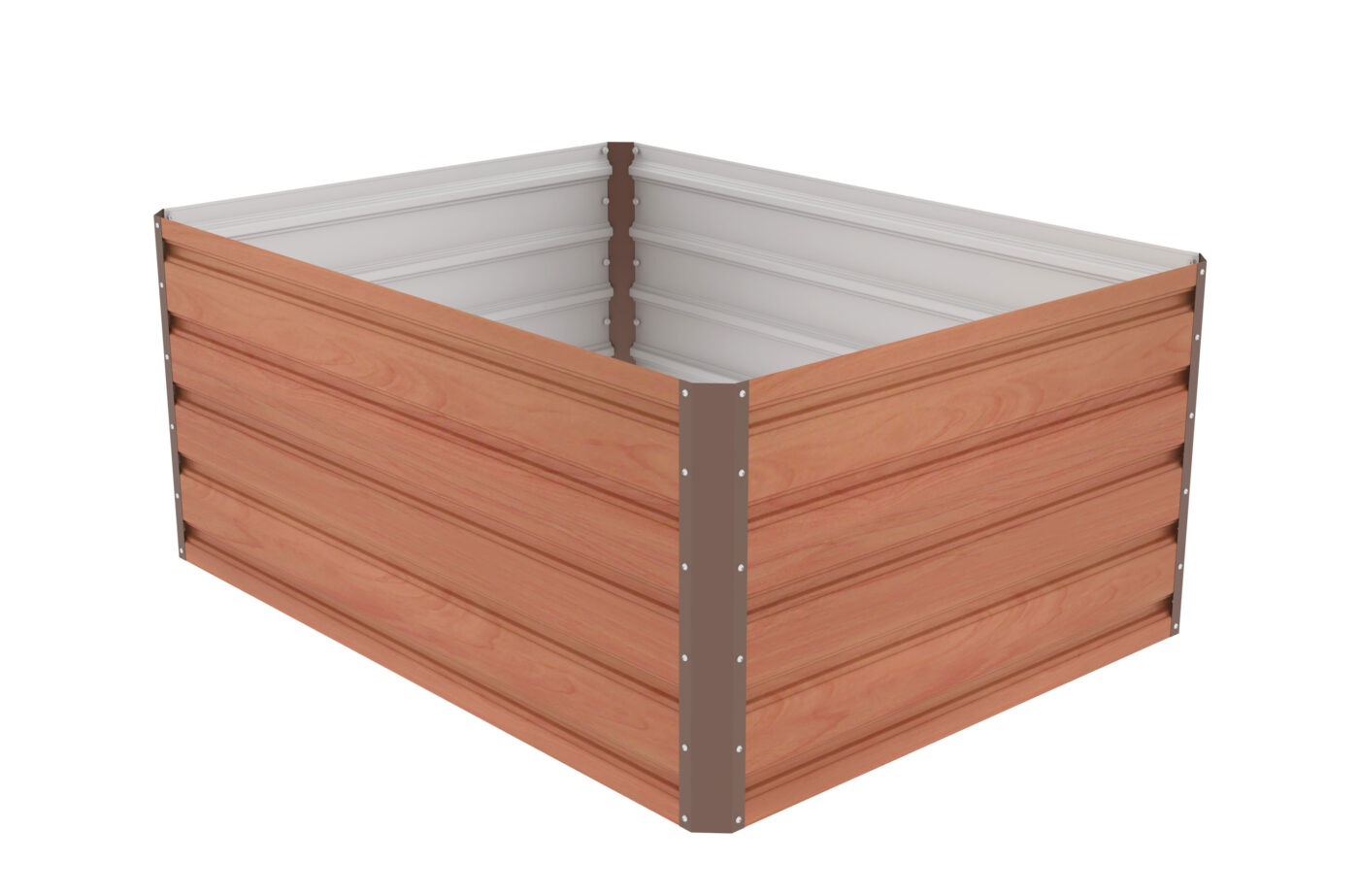 Vyvýšený záhon G21 Daisy 120 x 90 x 52 cm, plechový, hnedý 4 Vyvýšený záhon G21 Daisy 120 x 90 x 52 cm, plechový, hnedý 4