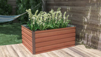 Vyvýšený záhon G21 Daisy 120 x 90 x 52 cm, plechový, hnedý 12 Vyvýšený záhon G21 Daisy 120 x 90 x 52 cm, plechový, hnedý 12