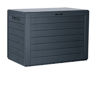 Záhradný box Prosperplast WOODEBOX antracit 190L 3