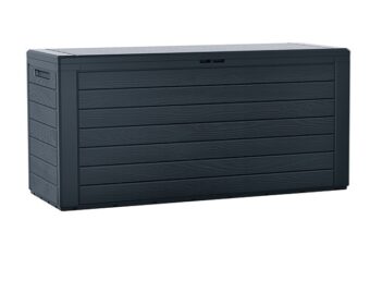 Záhradný box Prosperplast WOODEBOX antracit 280L 3