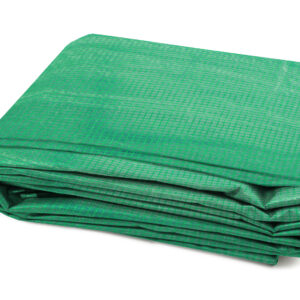Folded Gray Tarp