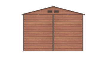 Záhradný domček G21 GAH 706 – 277 x 255 cm, hnedý 11