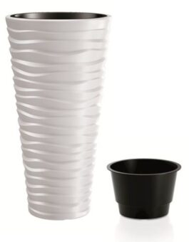 Kvetináč Prosperplast SAND SLIM biely 34,9 cm 2 Kvetináč Prosperplast SAND SLIM biely 34,9 cm 2