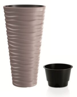 Kvetináč Prosperplast SAND SLIM mocca 39 cm 2 Kvetináč Prosperplast SAND SLIM mocca 39 cm 2