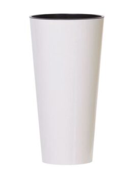 Kvetináč Prosperplast TUBUS SLIM biely lesk 30 cm 2 Kvetináč Prosperplast TUBUS SLIM biely lesk 30 cm 2