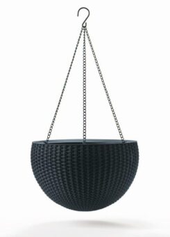 Kvetináč Keter Hanging Sphere grafitový 5 Kvetináč Keter Hanging Sphere grafitový 5