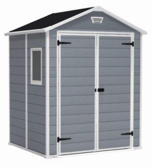 Záhradný domček Keter MANOR 6 x 5 DD šedý / biely 5