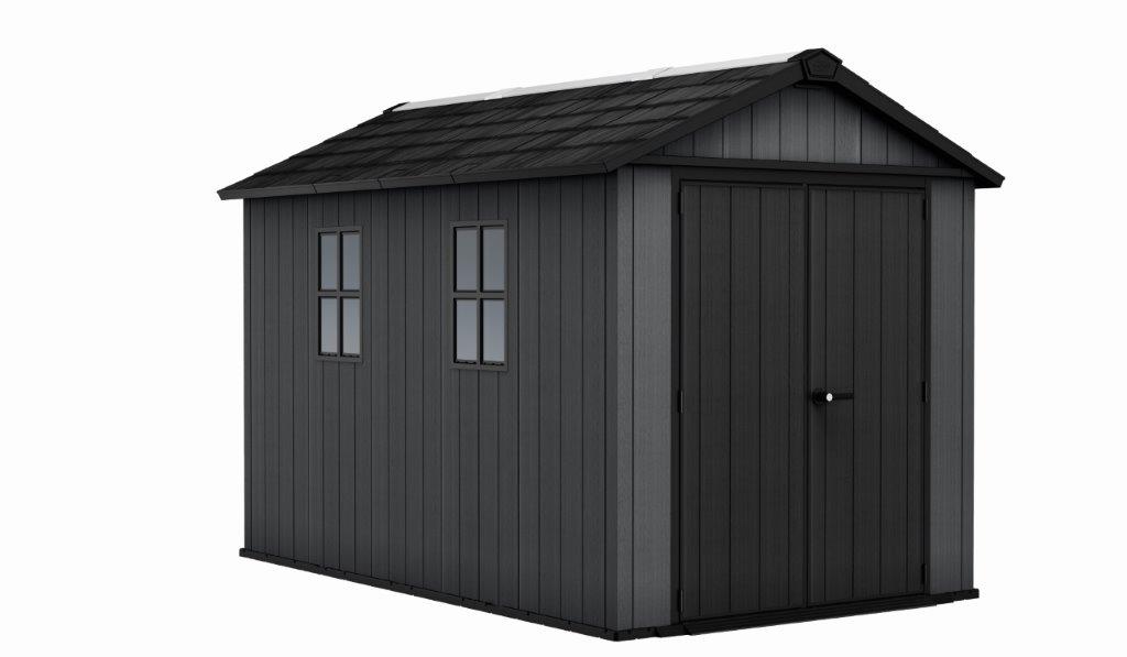 Záhradný domček Keter Newton Plus wide 11×7,5 šedý, s podlahou 3 Záhradný domček Keter Newton Plus wide 11×7,5 šedý, s podlahou 3